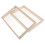 2 Sets Clear Frames Wooden For Diy Painting In Study Room 4