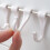 White Adhesive Hooks Reusable Wall Mounted Bathroom Towel Holder 11