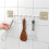 White Adhesive Hooks Reusable Wall Mounted Bathroom Towel Holder 6