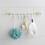 White Adhesive Hooks Reusable Wall Mounted Bathroom Towel Holder 5