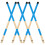 Blue Practice Drum Brushes 3 Pairs 15.7x0.6x0.6in 10