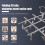 1Pc Stainless Steel Laundry Hanger Foldable Drying Rack Silver 9