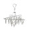 1Pc Silver Socks Racks Star Design Bra Panties Drying Hanger 4