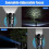 LED Flashlight, 90000 Lumens Super Bright Tactical Flashlight, Rechargeable Flashlight, 5 Modes Zoomable Flashlight for Emergency, Hiking 2