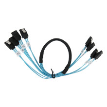 MINI SAS 4SATA Übertragungskabel zur Verbindung mit SSD-Harddisk-Computer-Server Hochgeschwindigkeits-7P auf 4SATA Datenkabel 1,6 ft