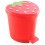 Red Plastic Mini Desktop Trash Bin Cute Cartoon Office Rubbish Bin 11