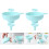 2 Sets Multi-Function Plastic Oil Funnel Wide Mouth Kitchen Supply 4