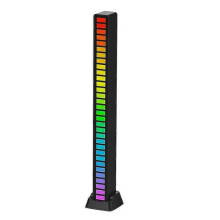 Hmwy-rgb Atmosphere Strip Light Bar Music Sync Pickup Rhythm Battery Powered Ambient  Lamp