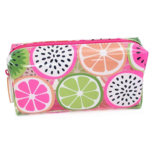 Multi-Color Fruit Cute Pencil Bag, Fashionable Style, Suitable for Storing Learning Tools, 1 Pcs 1