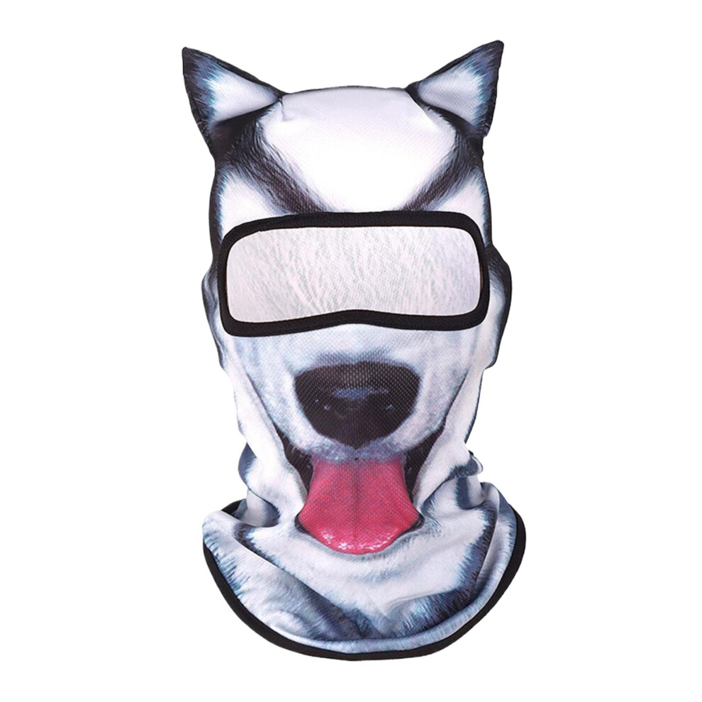 Cat Ski Mask Windproof Balaclava With Ears Funny Animal Ski Mask For Hiking 6276012300566
