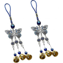 Butterfly Wind Chime, Wind Chime with Bell, Dream Catcher, Spiritual Healing Organizer, Entry Welcome Bell, Suitable for Indoor And Outdoor