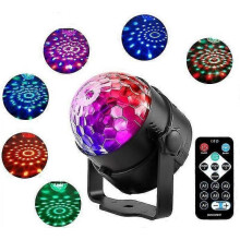 Party lights, stage lights with remote control, 6 colour disco ball lights, family room strobe lights dance bar karaoke Christmas wedding show club