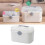 Plastic Storage Box Double Layer First Aid Kit with Handle Removable Tray Portable Emergency Storage Box 2