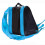 Mesh Net Roller Skating Bag Scooter Bag Adjustable Shoulder Strap Handbag Skateboard Shell Carrying Bag(blue) 2