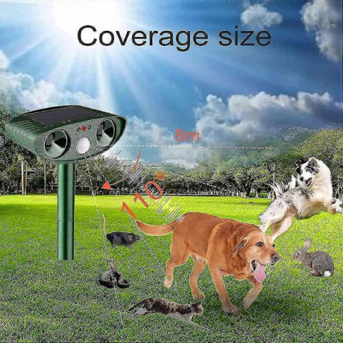 Ultrasonic Cat Repeller, Ultrasonic Rodent Repeller with Motion Sensor 2