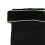 Kniebandage Sleeve L Schwarz/Neon-Grün 9