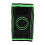 Kniebandage Sleeve L Schwarz/Neon-Grün 2
