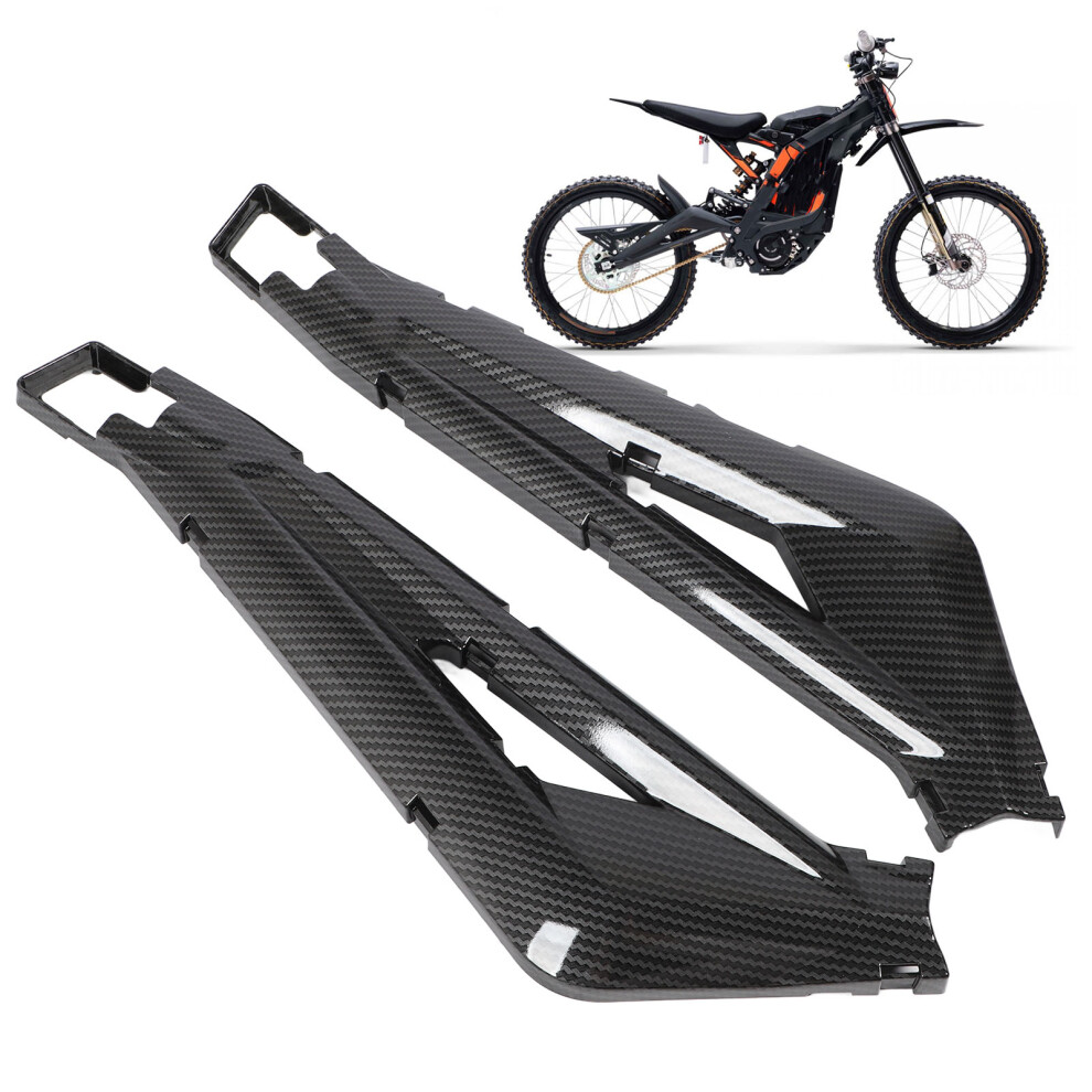 Rear Swingarm Cover For Sur-Ron Bee X S Abs Carbon Fiber Protection Light/Grain 9461337938403