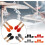 Silicone Drumstick Tips 4 Pack Orange For Drum Practice Compatible With Standard Drumsticks 5