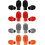 Silicone Drumstick Tips 4 Pack Orange For Drum Practice Compatible With Standard Drumsticks 4