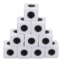 20 Stück Brettspiel-Würfel Leichte 6-seitige Würfelset Wasserdicht Links-Rechts-Center Würfelspielset für Spiele