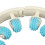Beinroller-Massagegerät Himmelblau PP-Gummi, Einheitsgröße 11