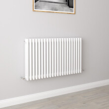(600x1010mm 3 Column) Traditional Cast Iron Radiator White