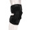 Kniebandage Modell XL Schwarz/Rot Silikonpad 8