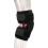 Kniebandage Modell XL Schwarz/Rot Silikonpad 7