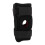 Kniebandage Modell XL Schwarz/Rot Silikonpad 15