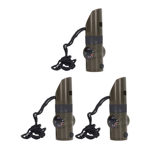 3 Stück 7-in-1 Multifunktionspfeife 25mAh LED-Kompass 1