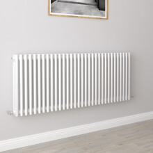 (600x1460mm 3 Column) Traditional Cast Iron Radiator White