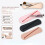 (Black)Silicone Makeup Brush Holder Case Portable Cosmetics Face Brushes Travel Bag 2