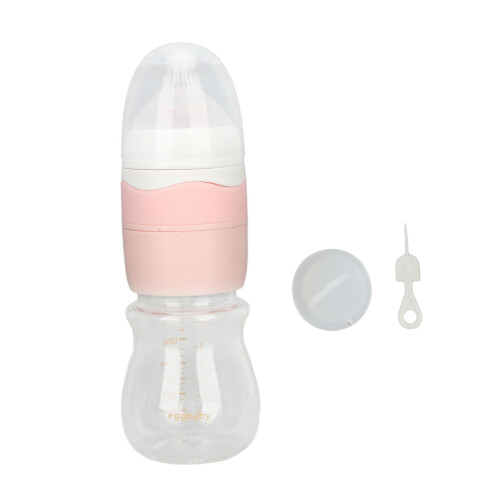 Quick-Flush Babyflasche 180 ml rosa 7x7x20,4 cm 2