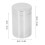 Thickened Round Stainless Steel Tea Tin 401g Sealing Storage 2