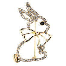 Cartoon Bunny Lapel Pins - 2-Piece Set For Clothes, Bags And Backpacks, Creative Animal Design For Holidays