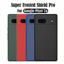 (Red) Frosted Shockproof Case For Google Pixel 7a, Non Slip Rugged  Phone Cover