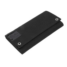 40 W 4-teilige faltbare Solarpanel-Ladegerätetasche schwarz 47x19cm