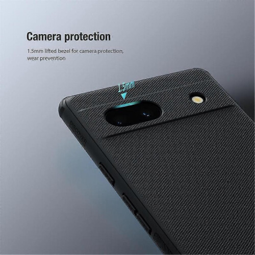 (Red) Frosted Shockproof Case For Google Pixel 7a, Non Slip Rugged  Phone Cover 1