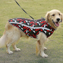(3XL, Red Plaid) Pet Dog Winter Warm Clothes Vest Coat Padded Jacket Top