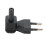 5 Stück IEC320 C7 Netzadapter, männlich auf weiblich, Elbogenstecker, Power-Plug-Adapter 10