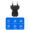5 Stück IEC320 C7 Netzadapter, männlich auf weiblich, Elbogenstecker, Power-Plug-Adapter 5