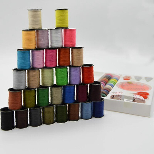 64 Thread Spools Sewing Kits Needle Tape Scissor Multifunction DIY Sewing Tools 1