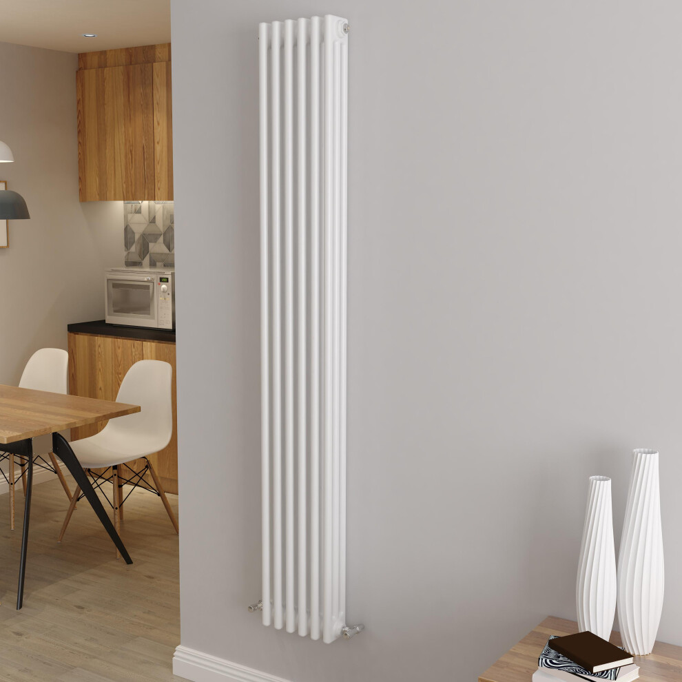(1800X290mm 3 Column) Traditional Cast Iron Radiator White 5062011377019