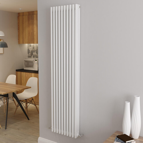 AICA (1800x470mm 3 Column) Traditional Cast Iron Radiator White