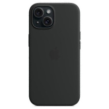 (Black)For Iphone 15 Case Compatible With Magsafe Anti-scratch Silicone Phone Cover-pink