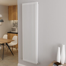 (1800x560mm 3 Column) Traditional Cast Iron Radiator White