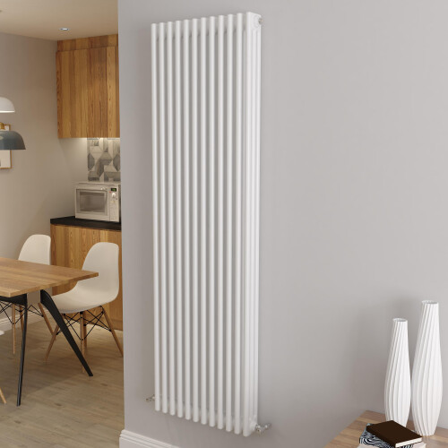 AICA (1800x560mm 3 Column) Traditional Cast Iron Radiator White