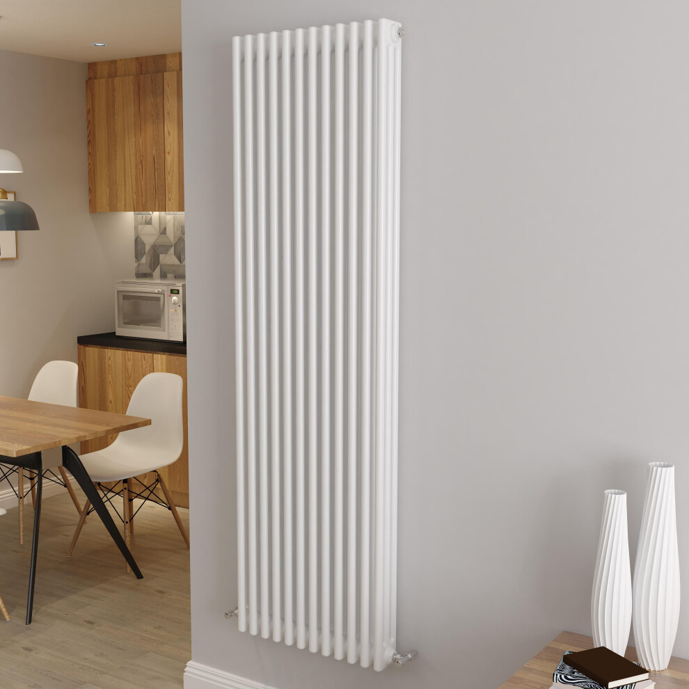 Aica (1800X560mm 3 Column) Traditional Cast Iron Radiator White