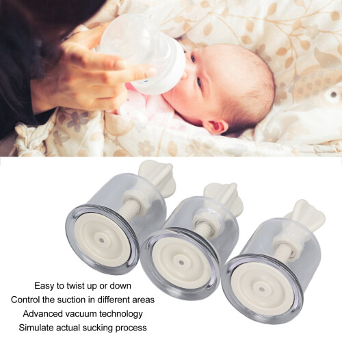 Safe & Adjustable XL Nipple Suction Cups for Breast Care 2